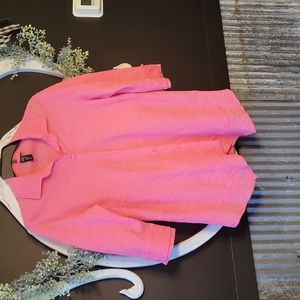 Pink cardigan